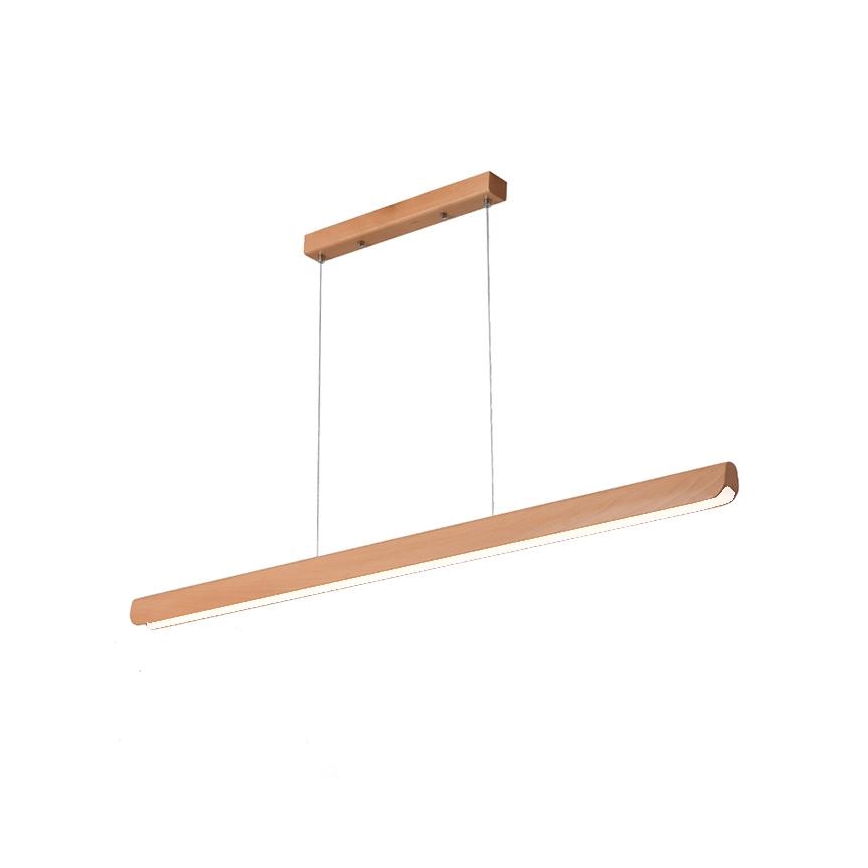 Lámpara LED colgante LED/22W/230V 4000K 120 cm haya/madera maciza