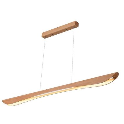 Lámpara LED colgante LED/22W/230V 4000K 120 cm haya/madera maciza