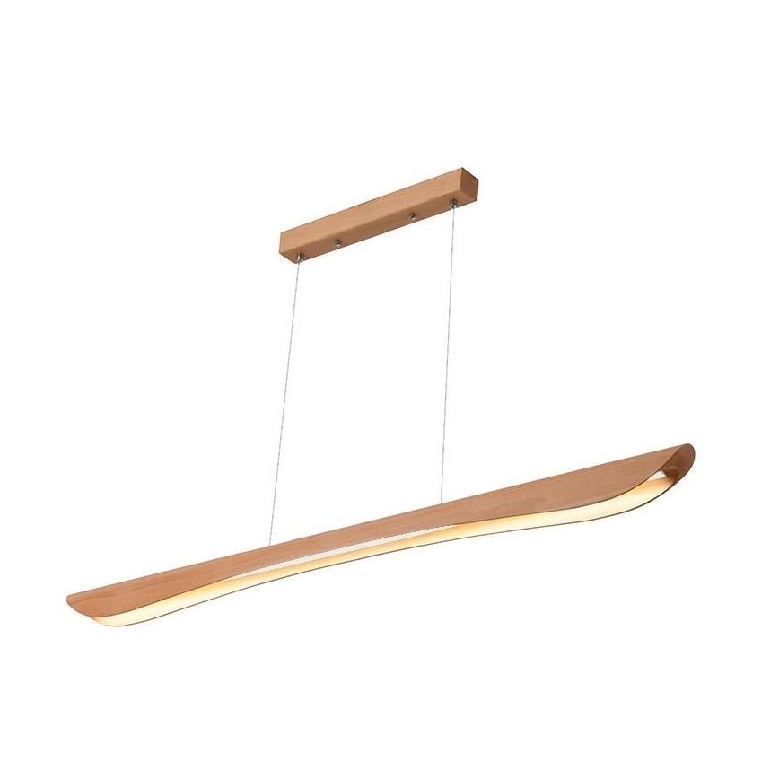 Lámpara LED colgante LED/22W/230V 4000K 120 cm haya/madera maciza