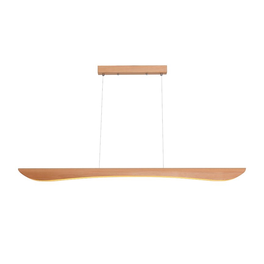 Lámpara LED colgante LED/22W/230V 4000K 120 cm haya/madera maciza