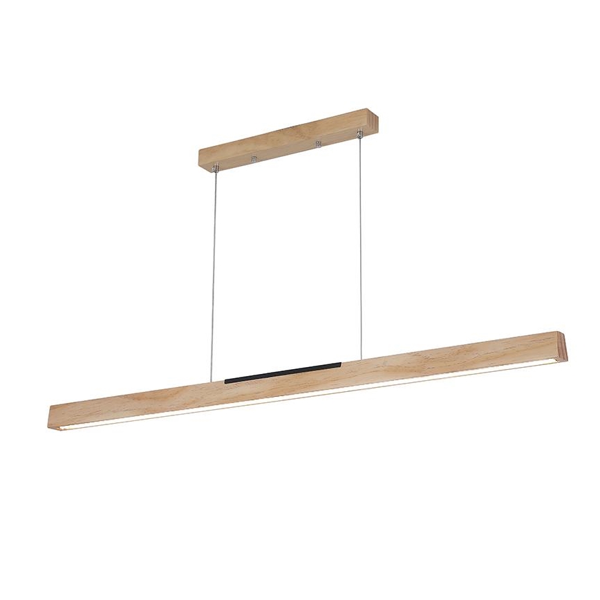 Lámpara LED colgante LED/22W/230V 4000K 120 cm pino/madera maciza