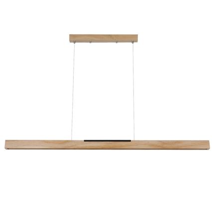 Lámpara LED colgante LED/22W/230V 4000K 120 cm pino/madera maciza