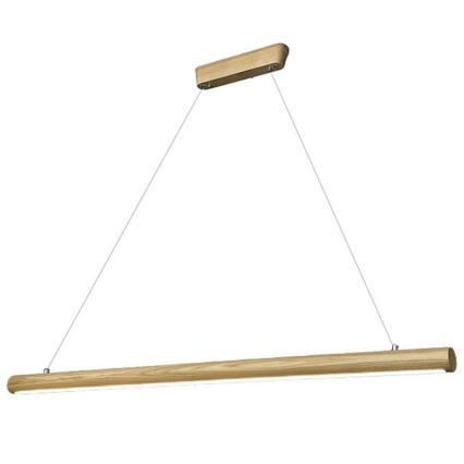 Lámpara LED colgante LED/26W/230V 4000K 150 cm ceniza/madera maciza