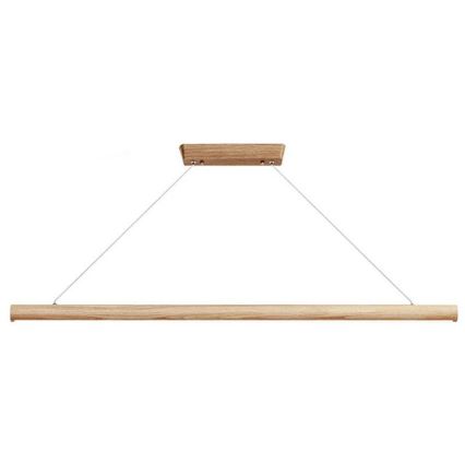 Lámpara LED colgante LED/26W/230V 4000K 150 cm ceniza/madera maciza