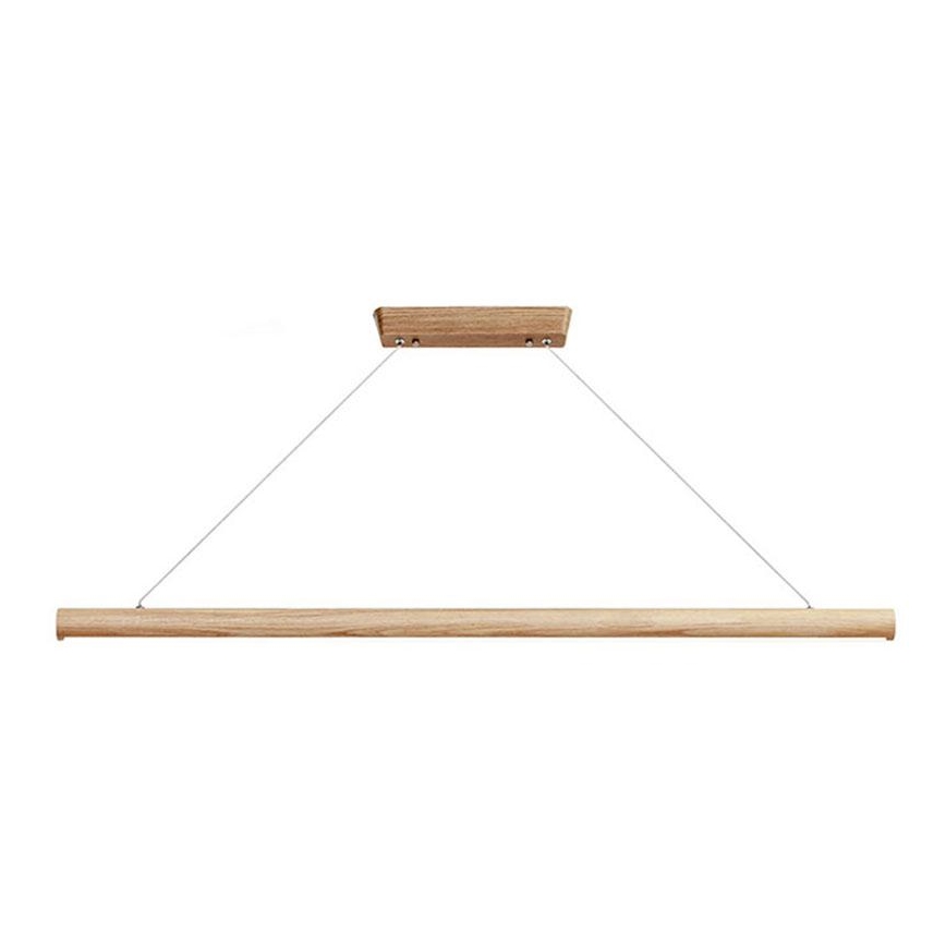Lámpara LED colgante LED/26W/230V 4000K 150 cm ceniza/madera maciza