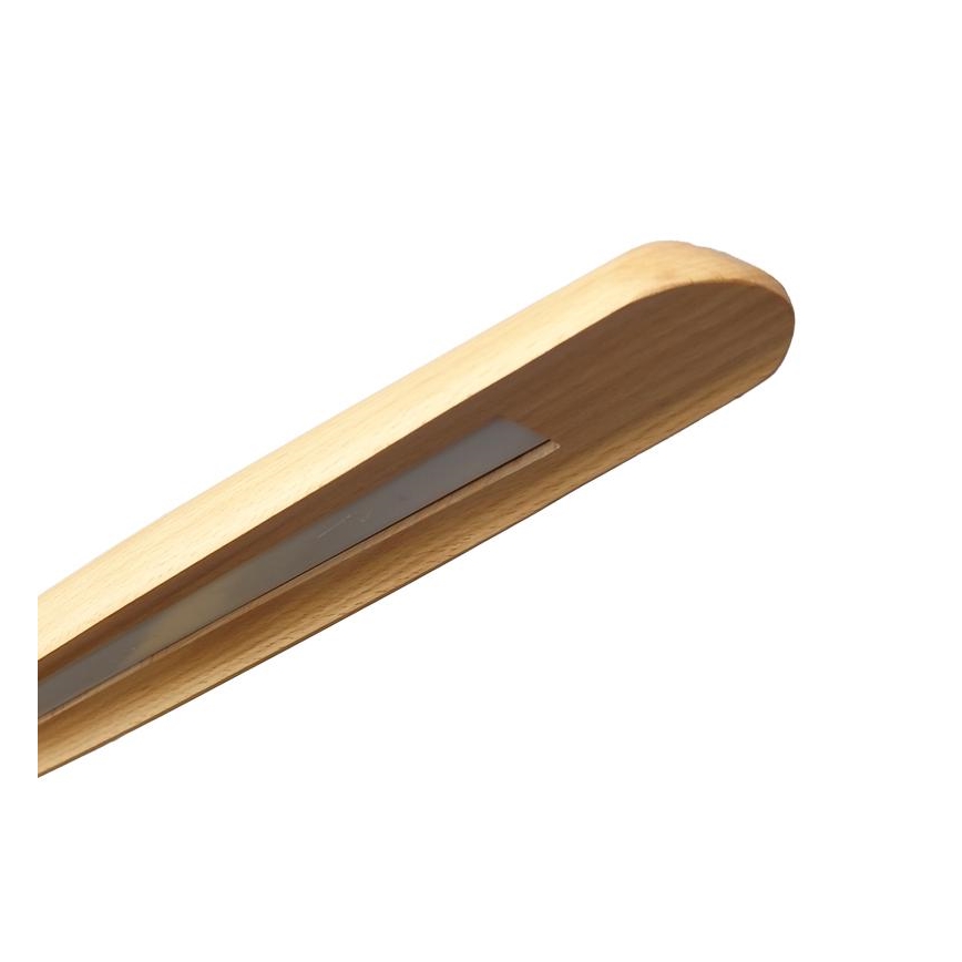 Lámpara LED colgante LED/26W/230V 4000K 150 cm haya/madera maciza