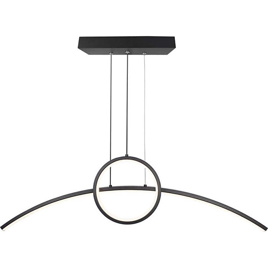 Lámpara LED colgante LED/30W/230V 4000K 88 cm negro