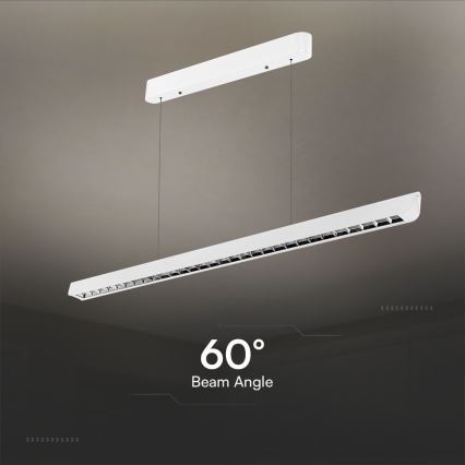 Lámpara LED colgante LED/36W/230V 3000/4000/6400K blanco