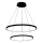 Lámpara LED colgante LED/37W/230V 3000K negro