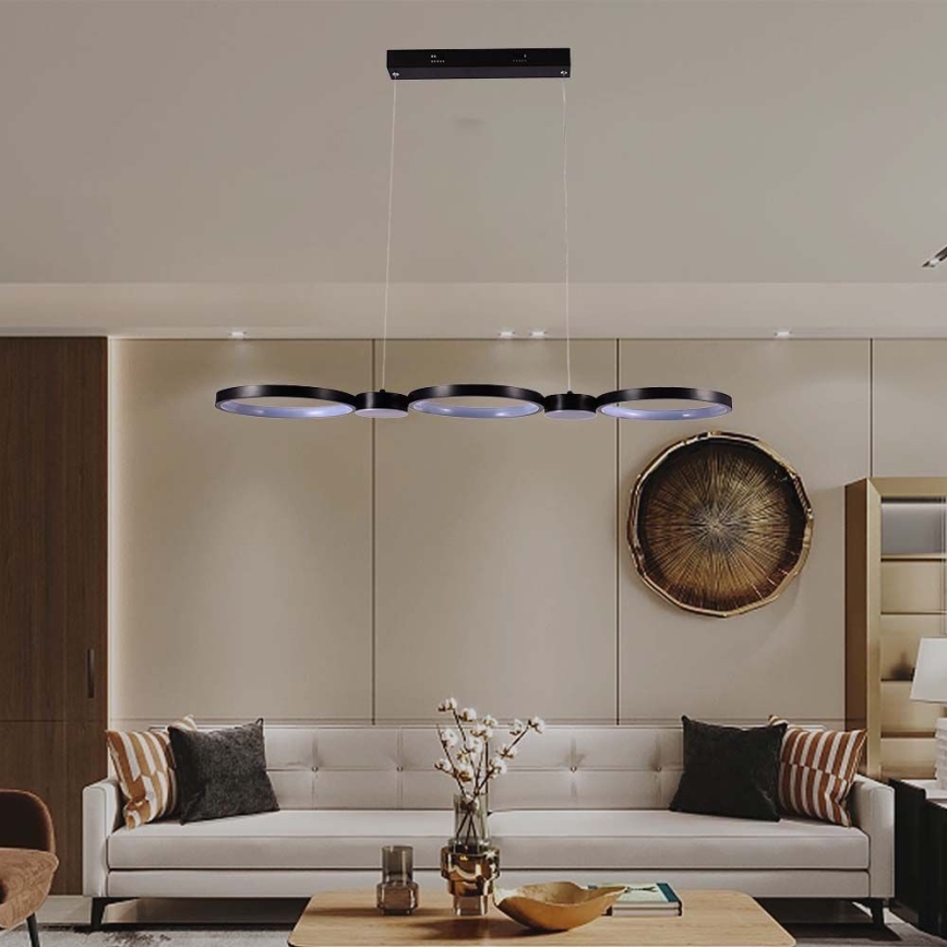 Lámpara LED colgante LED/38W/230V 4000K negro