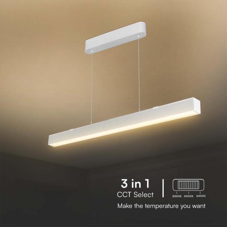 Lámpara LED colgante LED/40W/230V 3000/4000/6400K blanco