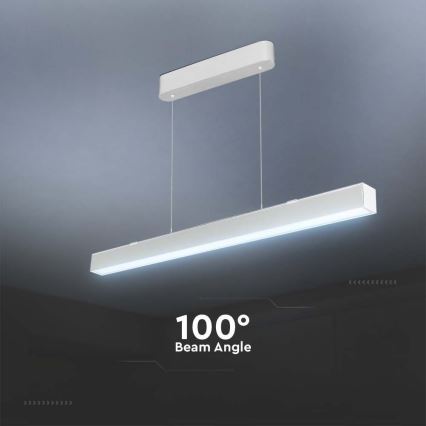 Lámpara LED colgante LED/40W/230V 3000/4000/6400K blanco