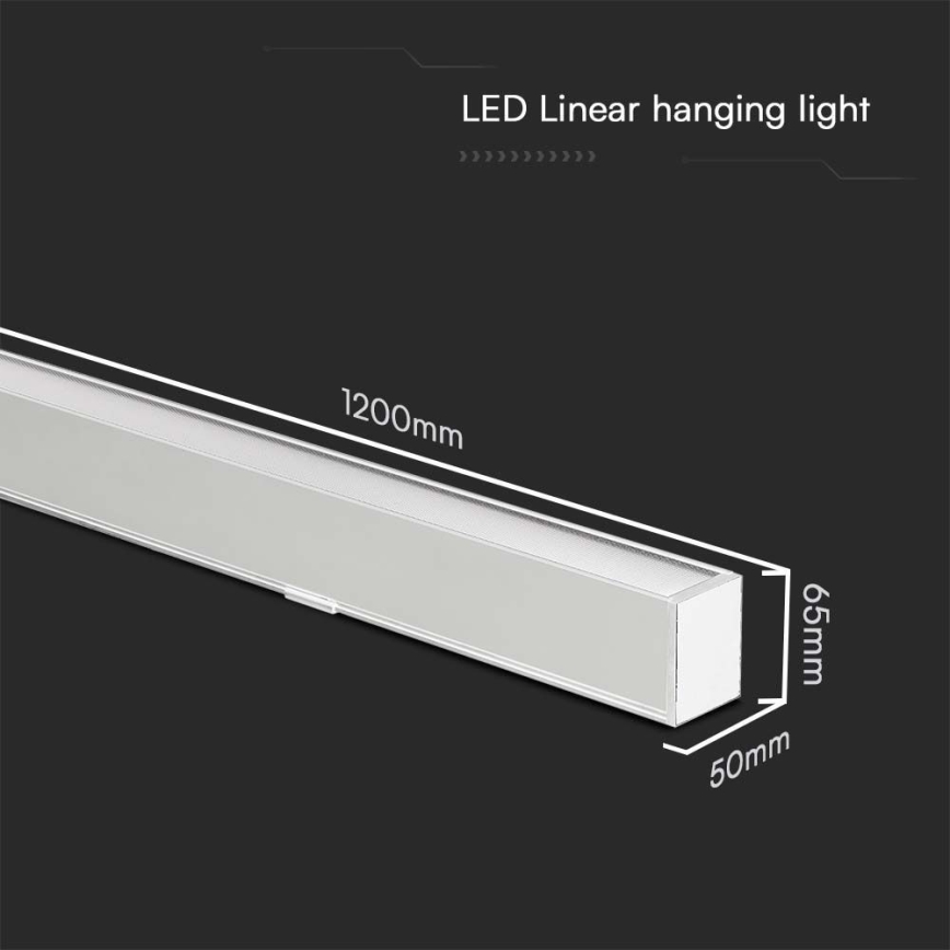 Lámpara LED colgante LED/40W/230V 3000/4000/6400K blanco