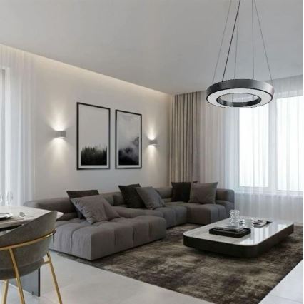 Lámpara LED colgante LED/40W/230V 4000K diá. 80 cm