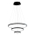 Lámpara LED colgante LED/42W/230V 3000K negro