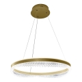Lámpara LED colgante LED/52W/230V diá. 60 cm dorado