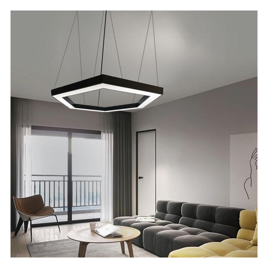 Lámpara LED colgante LED/60W/230V 4000K diá. 120 cm