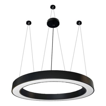 Lámpara LED colgante LED/60W/230V 4000K diá. 120 cm negro
