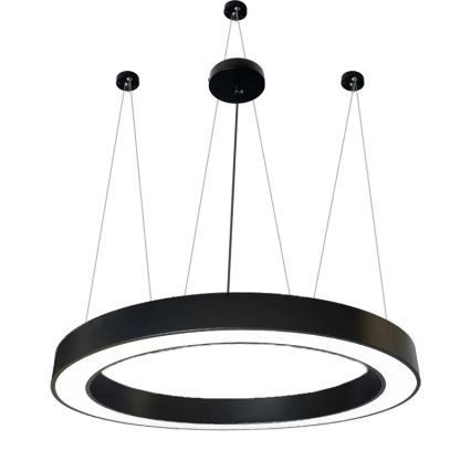 Lámpara LED colgante LED/60W/230V 4000K diá. 120 cm negro