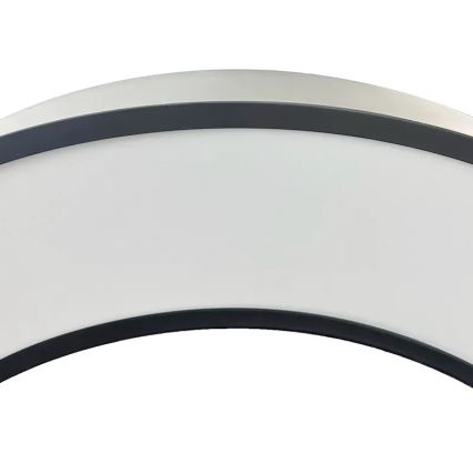 Lámpara LED colgante LED/60W/230V 4000K diá. 120 cm negro