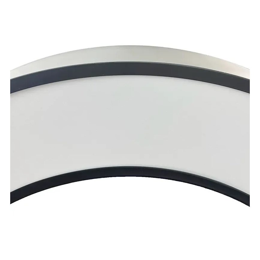 Lámpara LED colgante LED/60W/230V 4000K diá. 120 cm negro