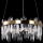 Lámpara LED colgante LED/62W/230V diá. 50 cm dorado