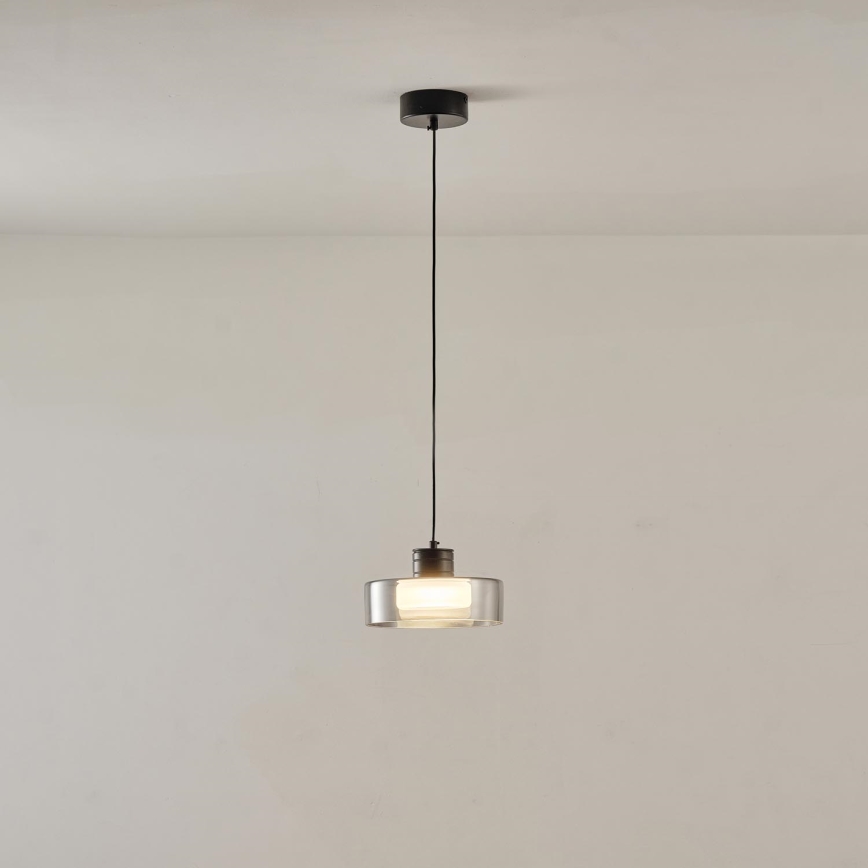 Lámpara LED colgante LED/8W/230V 3000K negro/ahumado pr. 20 cm