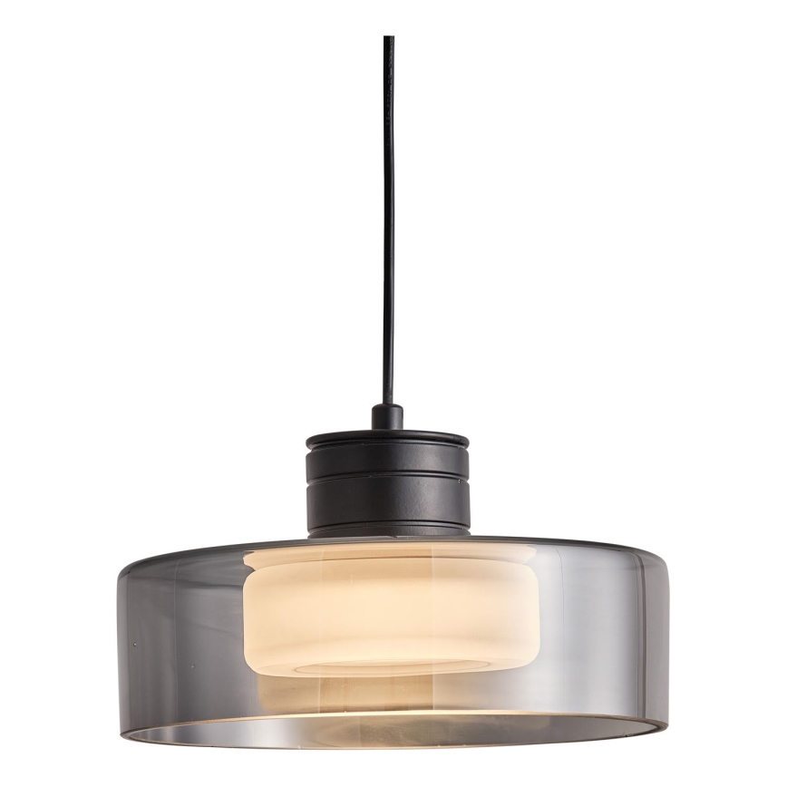 Lámpara LED colgante LED/8W/230V 3000K negro/ahumado pr. 20 cm
