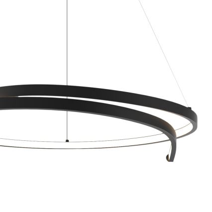 Lámpara LED colgante LORENZO LED/35W/230V negro