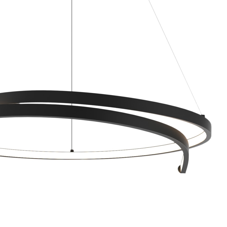 Lámpara LED colgante LORENZO LED/35W/230V negro