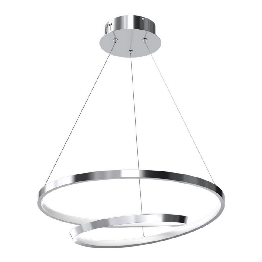 Lámpara LED colgante LUCERO LED/48W/230V cromo brillante