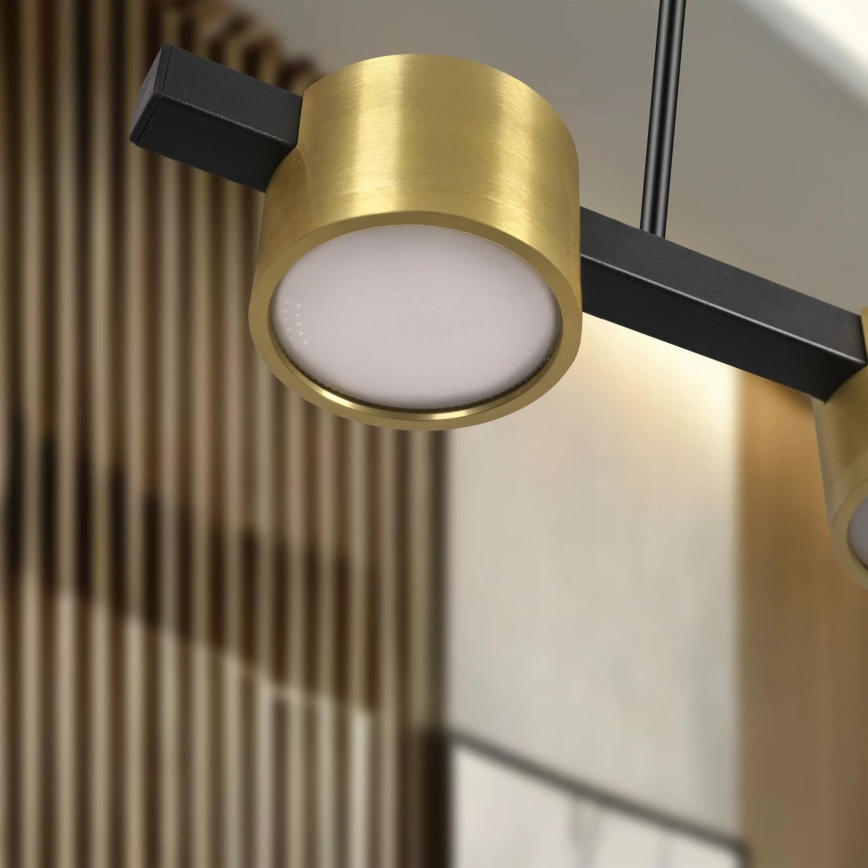 Lámpara LED colgante MIRELLA 4xGX53/6W/230V dorado/negro