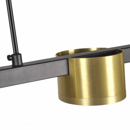 Lámpara LED colgante MIRELLA 4xGX53/6W/230V dorado/negro