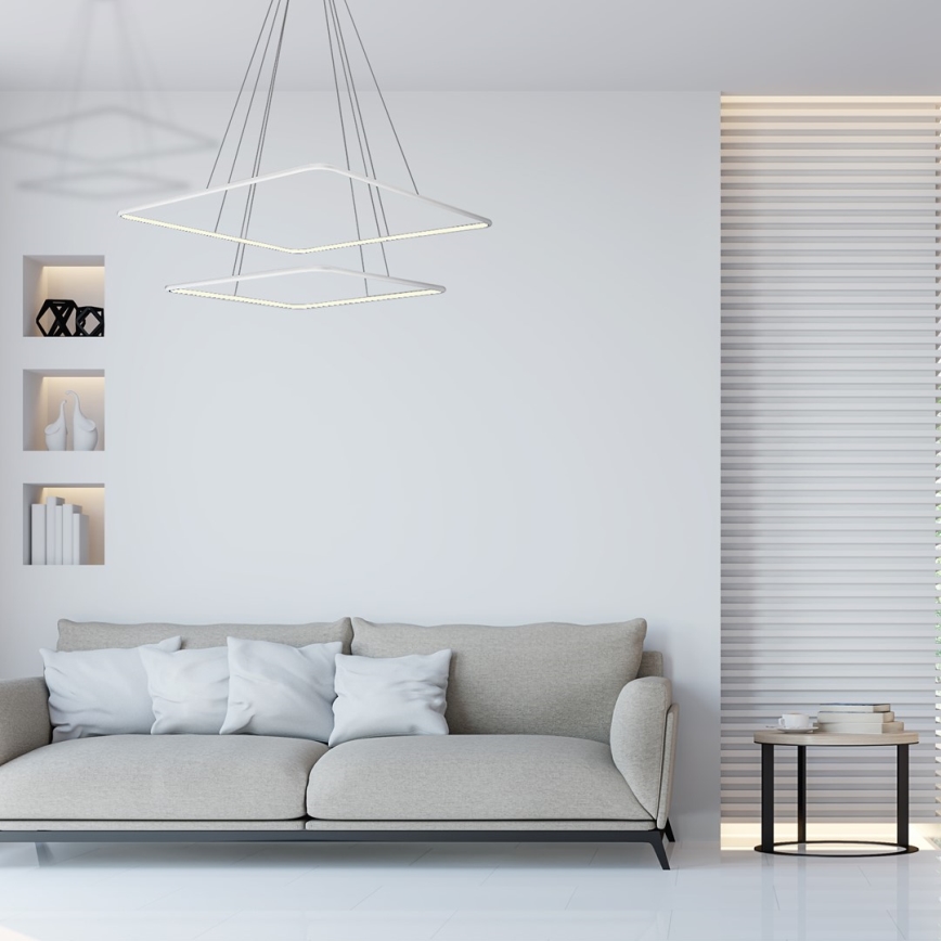 Lámpara LED colgante NIX LED/50W/230V blanco