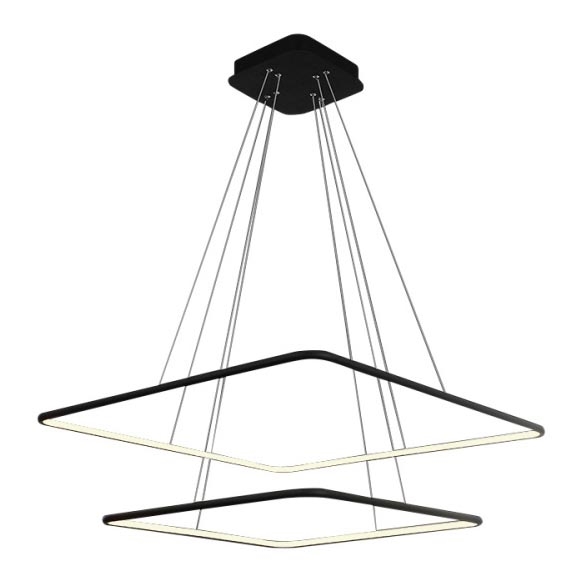 Lámpara LED colgante NIX LED/50W/230V negro