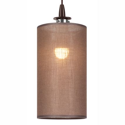 Lámpara LED colgante NOEL MINI 1xE27/60W/230V marrón