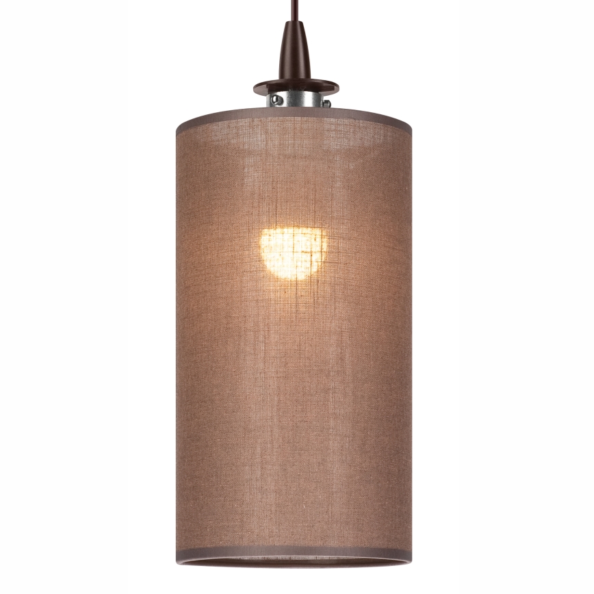 Lámpara LED colgante NOEL MINI 1xE27/60W/230V marrón