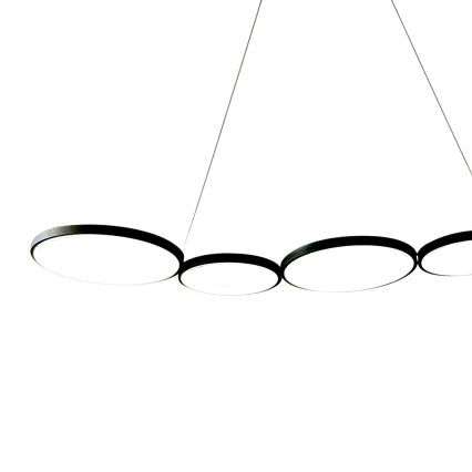 Lámpara LED colgante OLYMPIA 5xLED/10W/230V negro