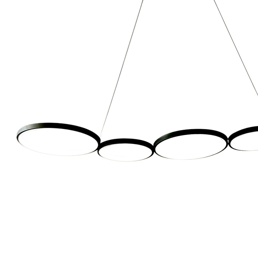 Lámpara LED colgante OLYMPIA 5xLED/10W/230V negro