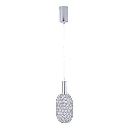 Lámpara LED colgante PERFORATO LED/6,3W/230V 3000K cromo brillante diá. 13 cm