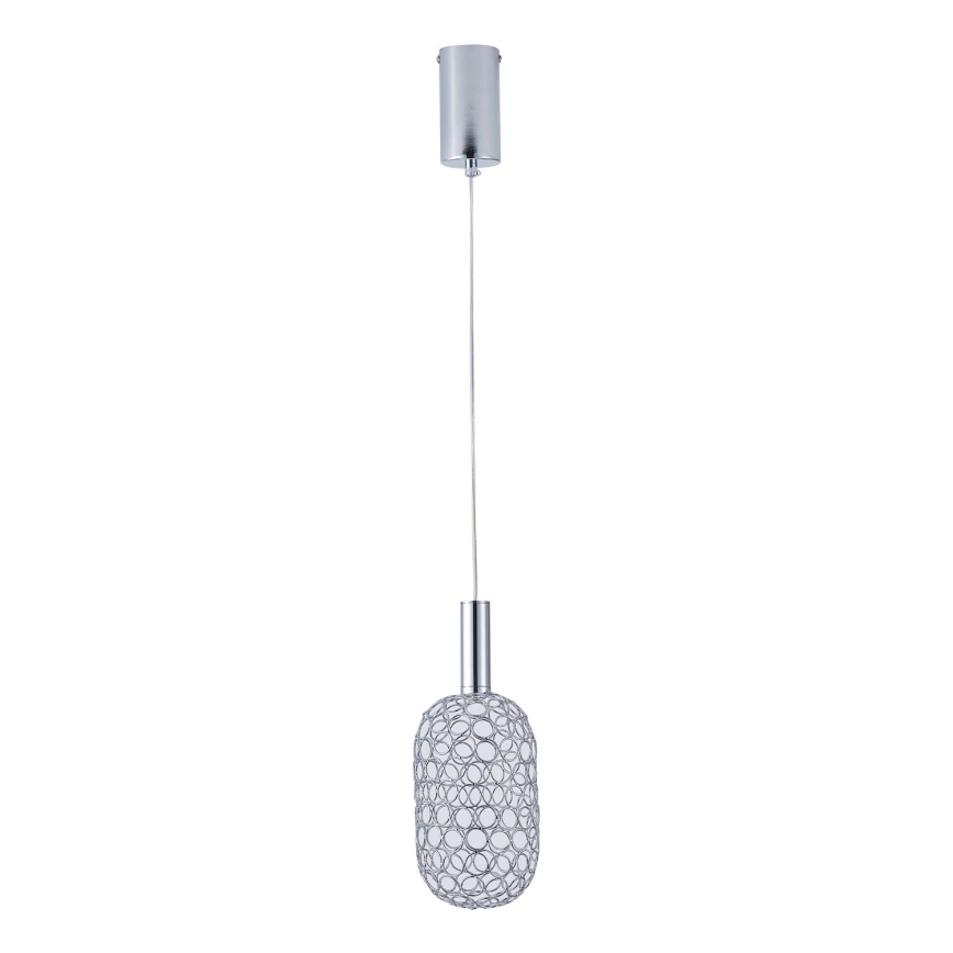 Lámpara LED colgante PERFORATO LED/6,3W/230V 3000K cromo brillante diá. 13 cm