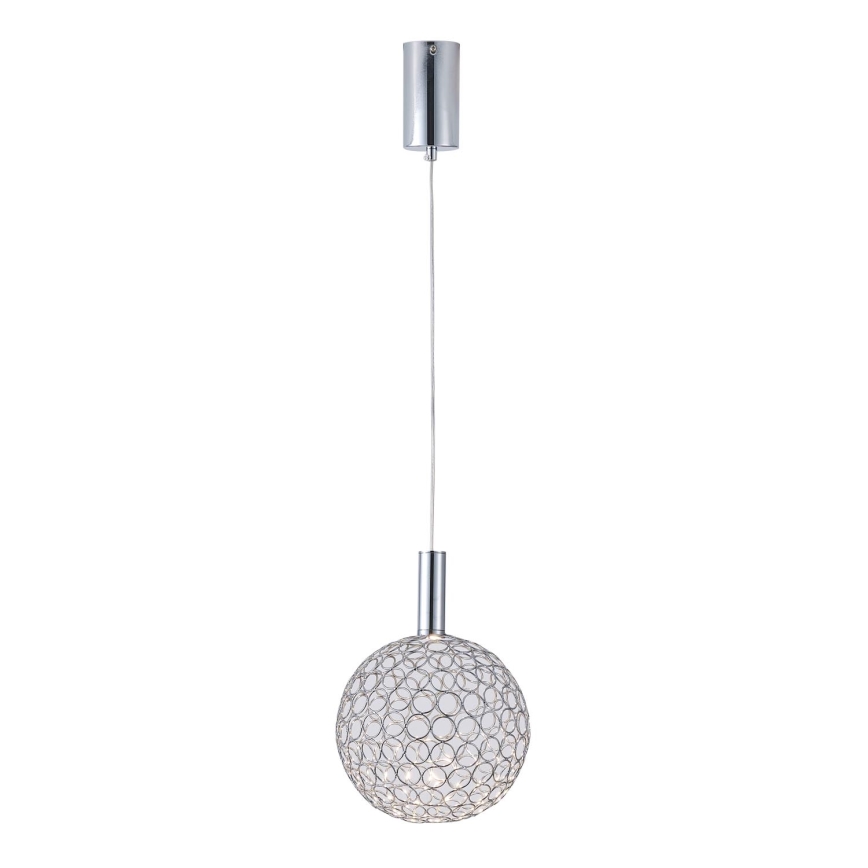 Lámpara LED colgante PERFORATO LED/6,3W/230V 3000K cromo brillante diá. 20 cm