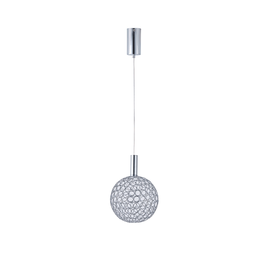 Lámpara LED colgante PERFORATO LED/6,3W/230V 3000K cromo brillante diá. 20 cm