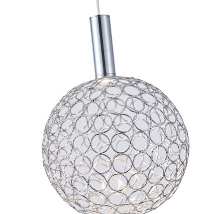 Lámpara LED colgante PERFORATO LED/6,3W/230V 3000K cromo brillante diá. 20 cm
