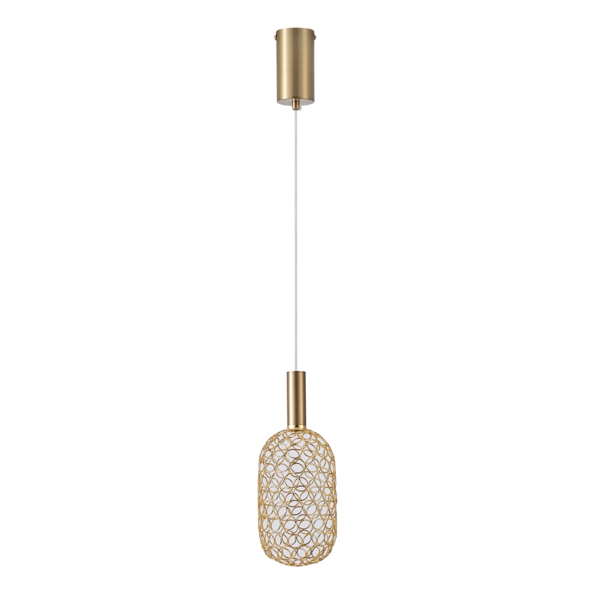 Lámpara LED colgante PERFORATO LED/6,3W/230V 3000K dorado diá. 13 cm