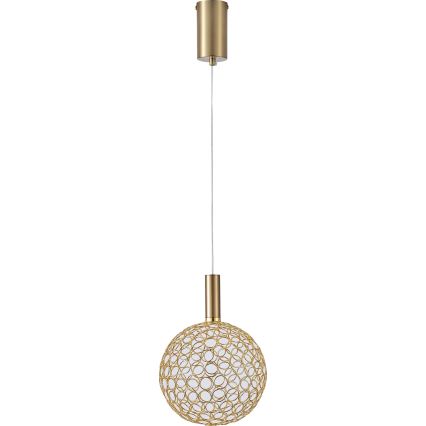 Lámpara LED colgante PERFORATO LED/6,3W/230V 3000K dorado diá. 20 cm