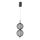 Lámpara LED colgante PUMA LED/10W/230V diámetro 14 cm negra