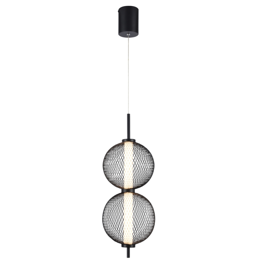 Lámpara LED colgante PUMA LED/10W/230V diámetro 14 cm negra