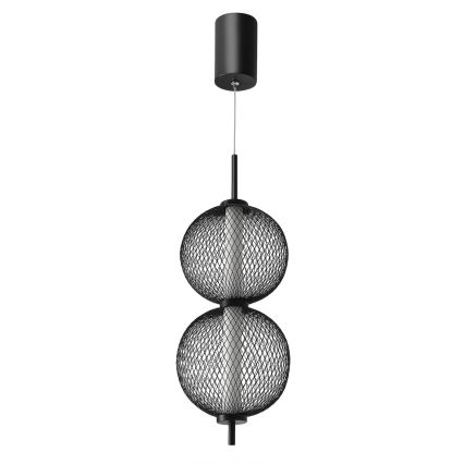 Lámpara LED colgante PUMA LED/10W/230V diámetro 14 cm negra