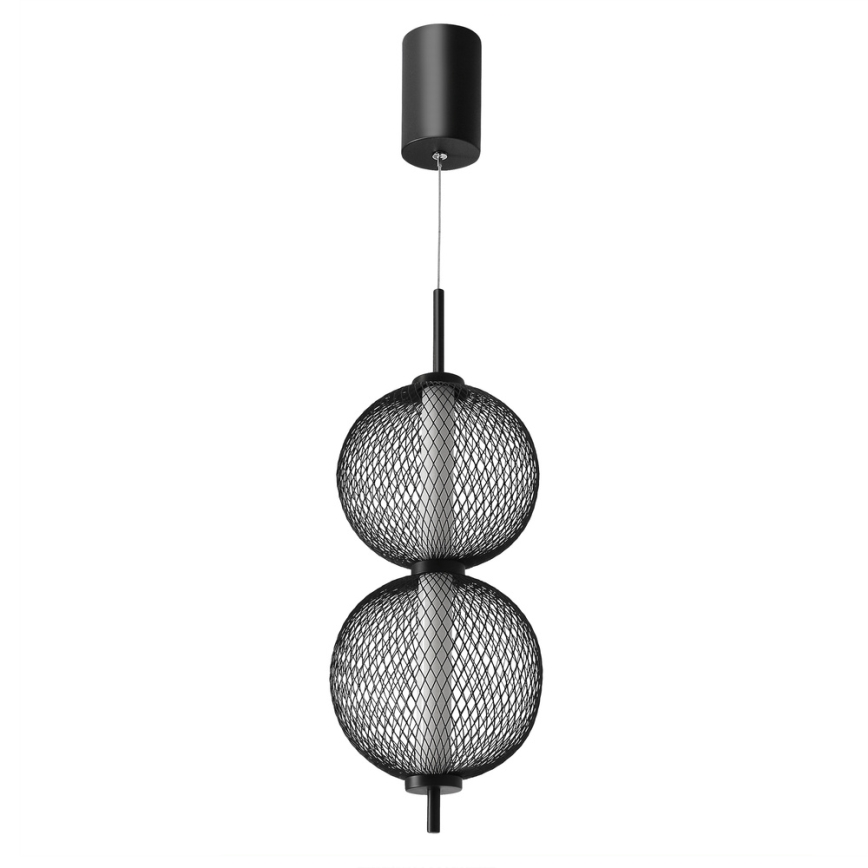 Lámpara LED colgante PUMA LED/10W/230V diámetro 14 cm negra